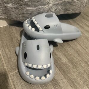 Shark Slippers - Blue